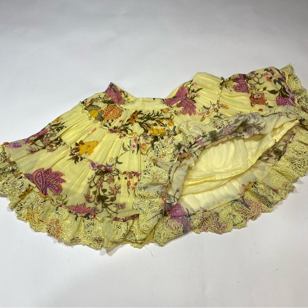 Hemant & Nandita Lyla Floral Skirt Size Medium - Picture 4 of 9